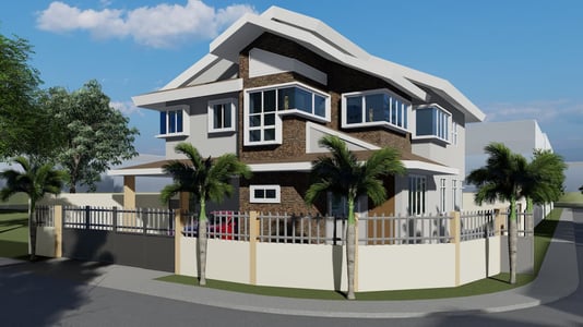 Oasan residence Exterior perspective 1-sq720