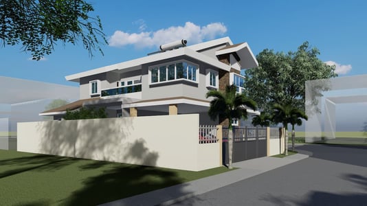 Oasan residence Exterior perspective 2-sq720